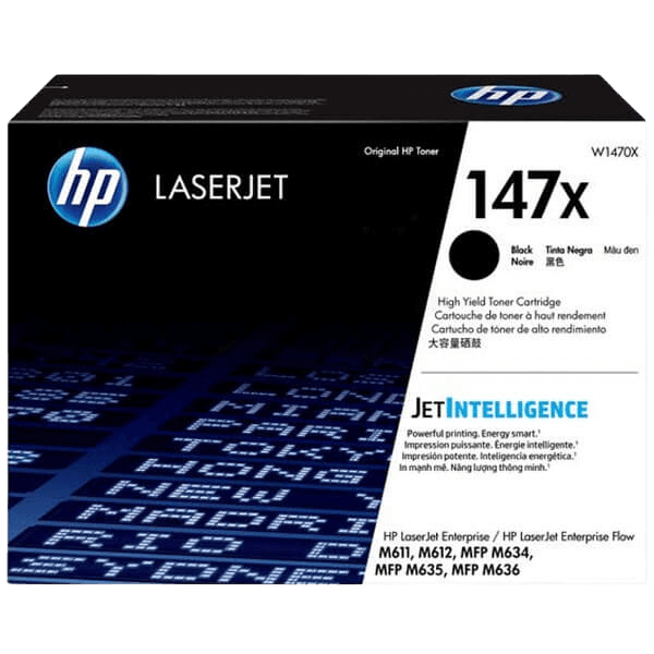 HP Original 147X W1470X XL svart toner | Innhold: 25200 sider