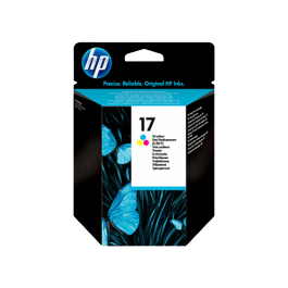 HP Original 17 C6625AE 3 farger i én blekkpatron | Innhold: 430 sider