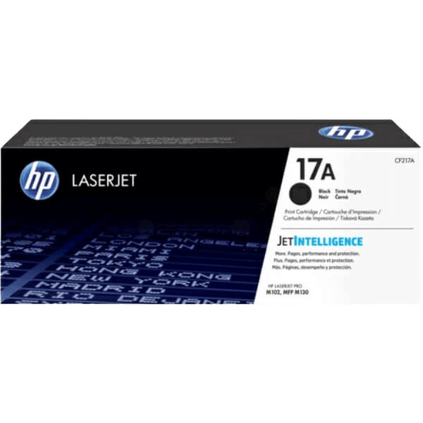 HP Original 17A CF217A svart toner | Innhold: 1600 sider