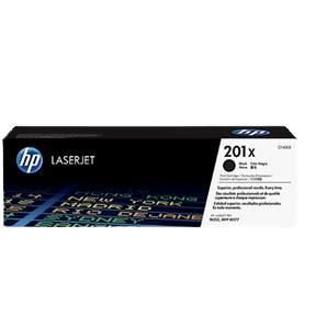 HP Original 201X CF400X XL svart toner | Innhold: 2800 sider