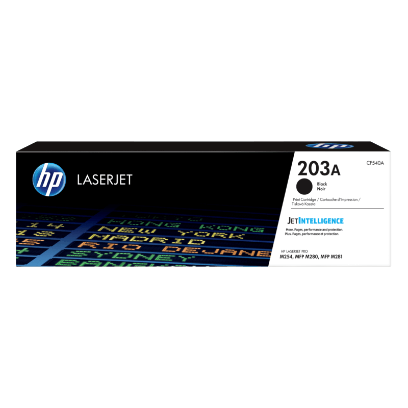 HP Original 203A CF540A svart toner | Innhold: 1400 sider