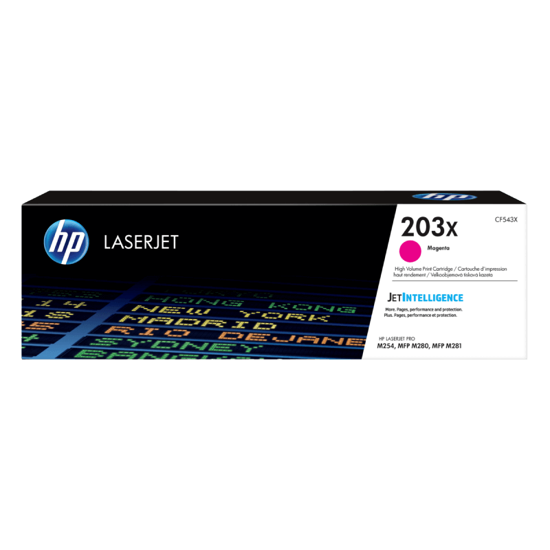 HP Original 203X CF543X XL magenta toner | Innhold: 2500 sider