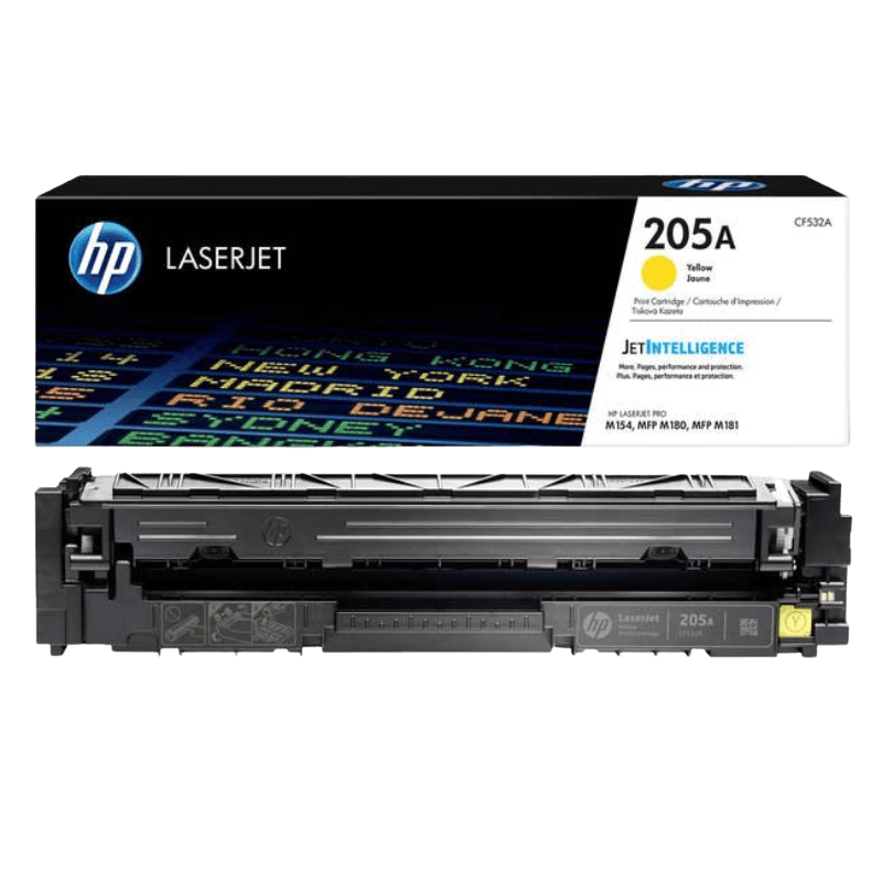 HP Original 205A CF532A gul toner | Innhold: 900 sider