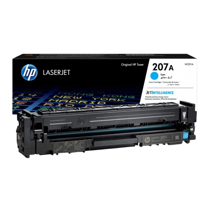 HP Original 207A W2211A cyan toner | Innhold: 1250 sider