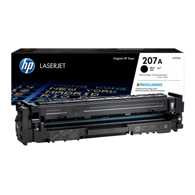 HP Original 207A W2210A svart toner | Innhold: 1350 sider