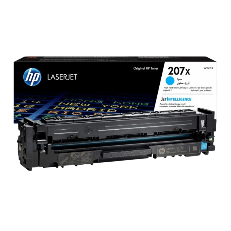 HP Original 207X W2211X XL cyan toner | Innhold: 2450 sider