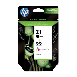 HP Original 21 + 22 SD367AE CMYK rabattpakke