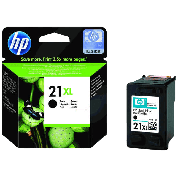 HP Original 21 C9351CE XL svart blekkpatron | Innhold: 12 ml.