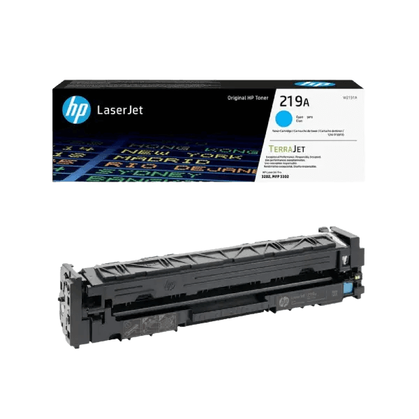 HP Original 219A W2191A cyan toner | Innhold: 1200 sider