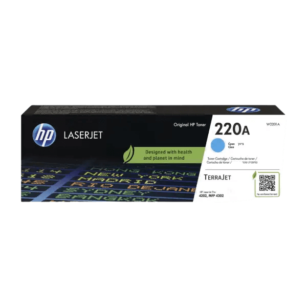 HP Original 220A W2201A cyan toner | Innhold: 1800 sider