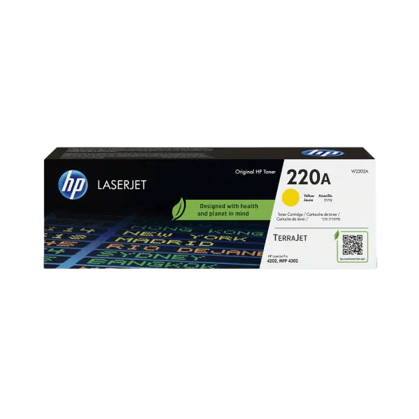 HP Original 220A W2202A gul toner | Innhold: 1800 sider