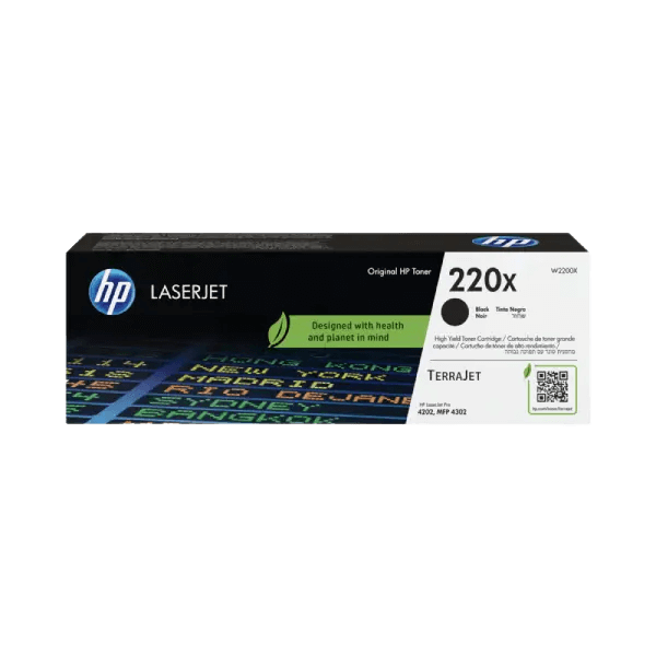 HP Original 220X W2200X XL svart toner | Innhold: 7500 sider