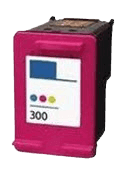 PixoJet HP 300 CC643EE 3 farger i én blekkpatron | Innhold: 4 ml.