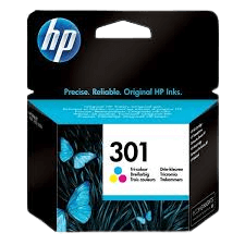 HP Original 301 CH562EE 3 farger i én blekkpatron | Innhold: 3 ml.