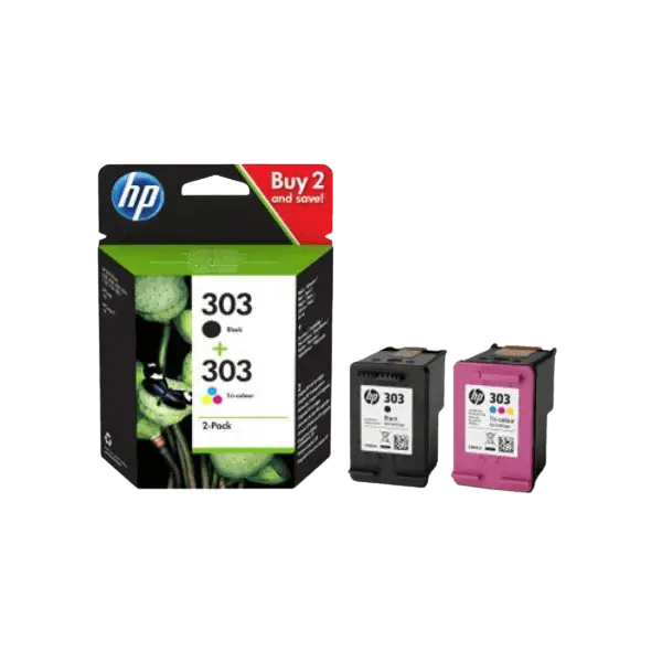 HP Original 303 3YM92AE CMYK rabattpakke | Innhold: 4 + 4 ml.