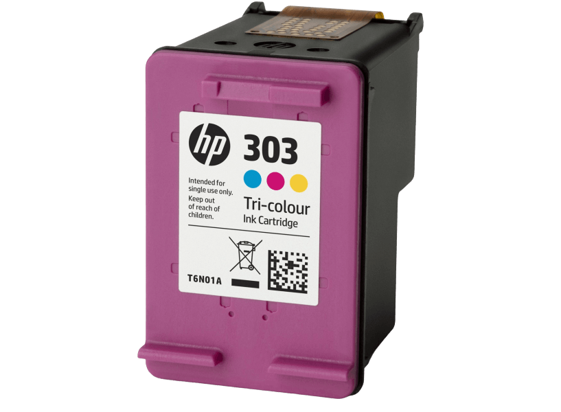 HP Original 303 T6N01AE 3 farger i én blekkpatron | Innhold: 4 ml.
