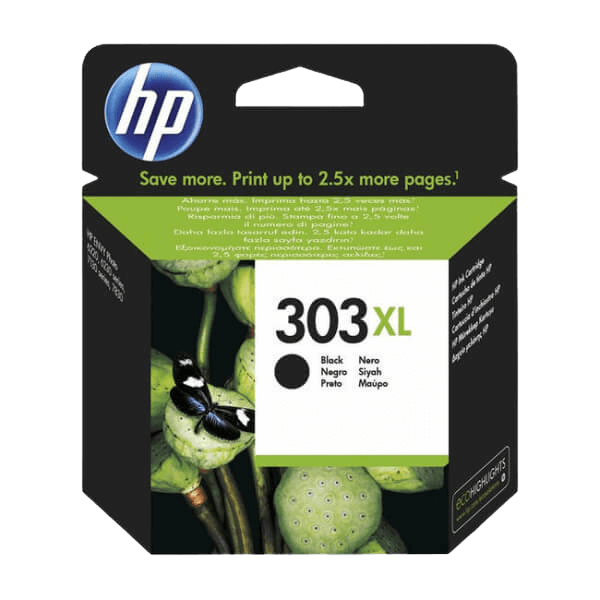 HP Original 303XL T6N04AE svart blekkpatron | Innhold: 12 ml.