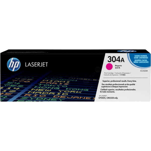 HP Original 304A CC533A XL magenta toner | Innhold: 2800 sider