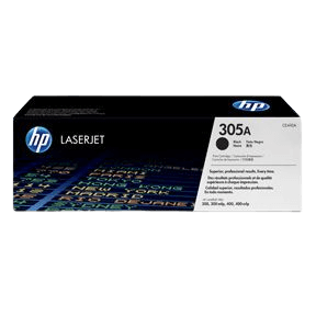 HP Original 305A CE410A svart toner | Innhold: 2200 sider