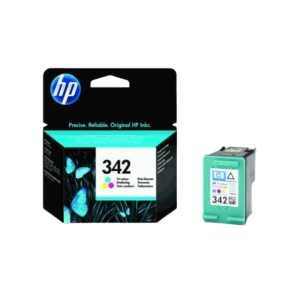 HP Original 342 C9361EE 3 farger i én blekkpatron | Innhold: 5 ml.