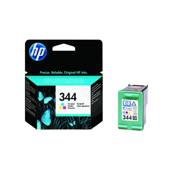 HP Original 344 C9363EE 3 farger i én blekkpatron | Innhold: 14 ml.