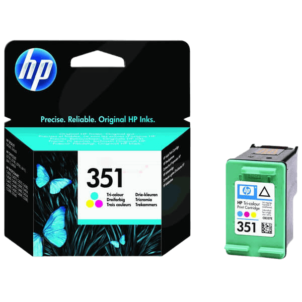 HP Original 351 CB337EE 3 farger i én blekkpatron | Innhold: 3 ml.