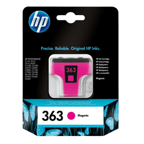 HP Original 363 C8772EE magenta blekkpatron | Innhold: 3 ml.