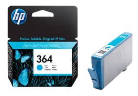 HP Original 364 CB318EE cyan blekkpatron | Innhold: 3 ml.