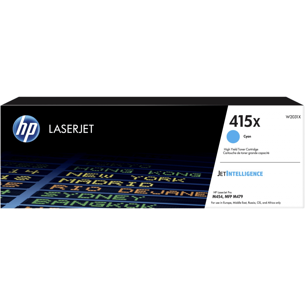 HP Original 415X W2031X XL cyan toner | Innhold: 6000 sider