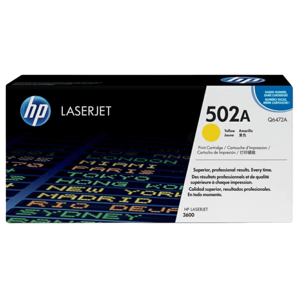 HP Original 502A Q6472A gul toner | Innhold: 4000 sider
