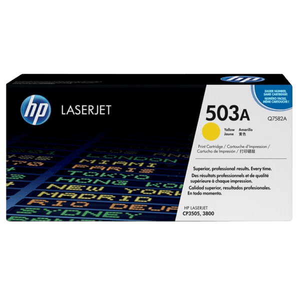 HP Original 503A Q7582A gul toner | Innhold: 6000 sider