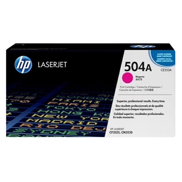 HP Original 504A CE253A magenta toner | Innhold: 7000 sider
