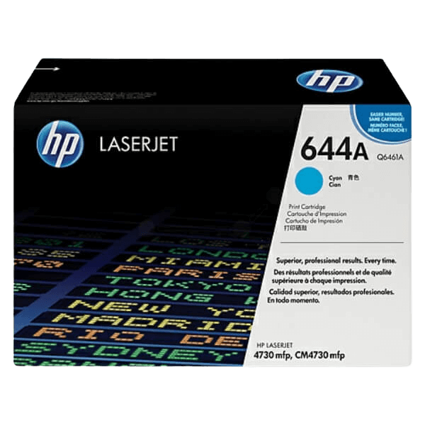 HP Original 644A Q6461A cyan toner | Innhold: 12000 sider