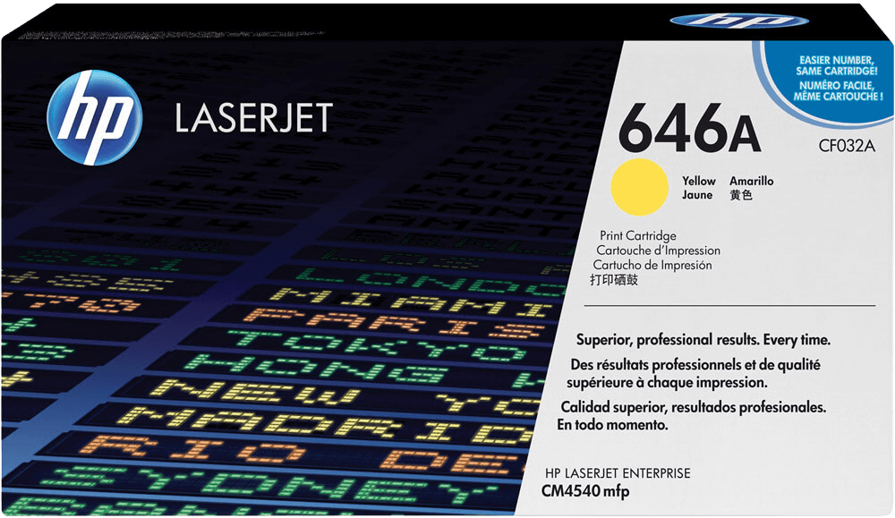 HP Original 646A CF032A gul toner | Innhold: 11000 sider