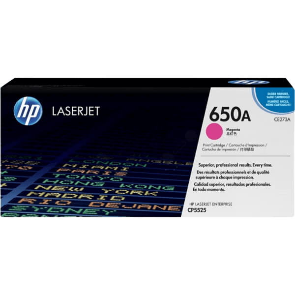 HP Original 650A CE273A magenta toner | Innhold: 15000 sider