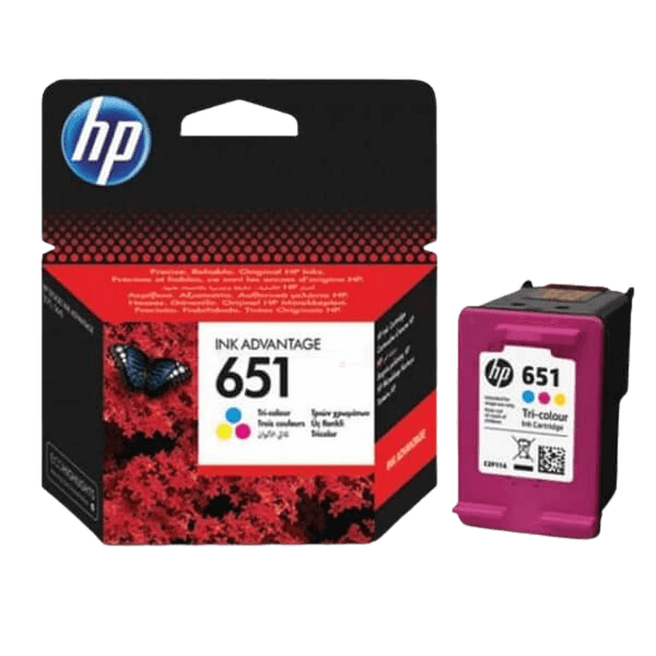 HP Original 651 C2P11AE 3 farger i én blekkpatron | Innhold: 300 sider