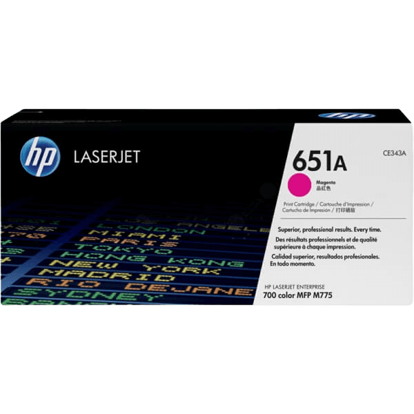 HP Original 651A CE343A magenta toner | Innhold: 16000 sider