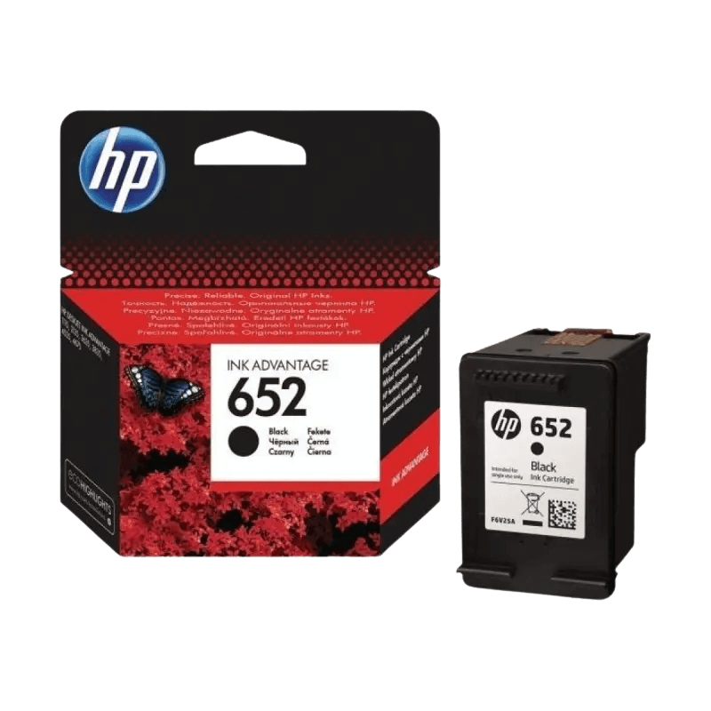 HP Original 652 F6V25AE svart blekkpatron | Innhold: 360 sider