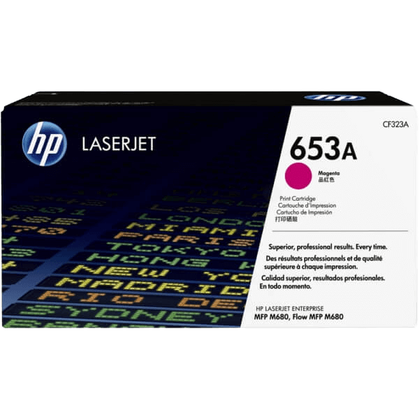 HP Original 653A CF323A magenta toner | Innhold: 16000 sider