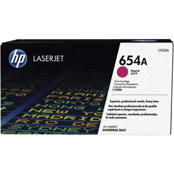 HP Original 654A CF333A magenta toner | Innhold: 15000 sider