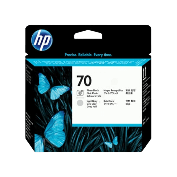 HP Original 70 C9407A fotosvart skrivehode | Innhold: 130 ml.