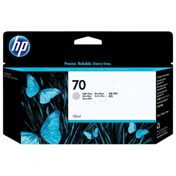 HP Original 70 C9451A lys grå blekkpatron | Innhold: 130 ml.