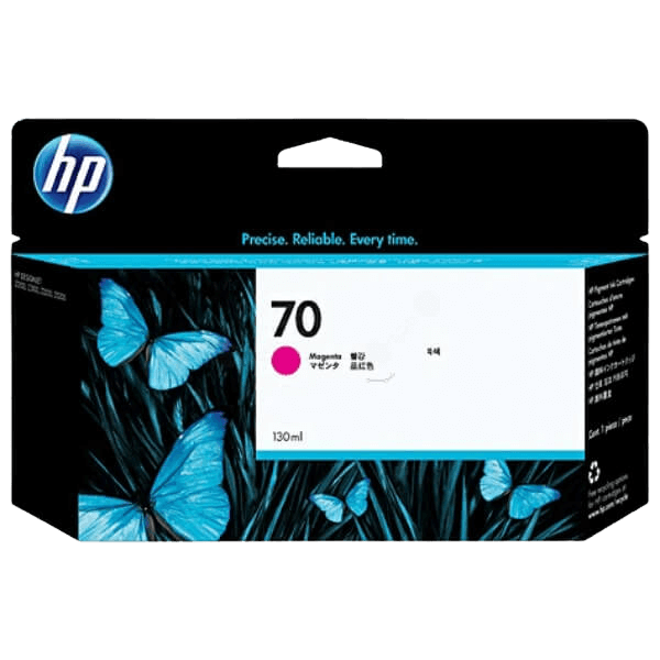 HP Original 70 C9453A magenta blekkpatron | Innhold: 130 ml.