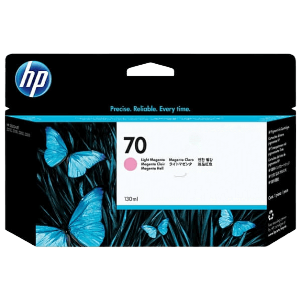 HP Original 70 C9455A lys magenta blekkpatron | Innhold: 130 ml.