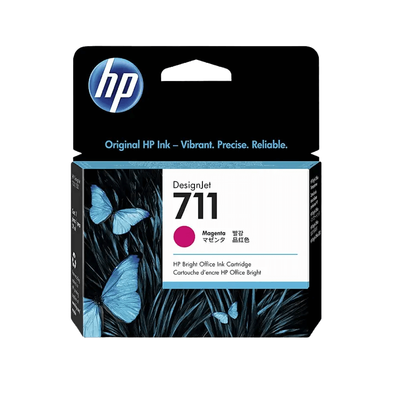 HP Original 711 CZ131A magenta blekkpatron | Innhold: 29 ml.