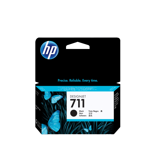 HP Original 711 CZ129A svart blekkpatron | Innhold: 38 ml.