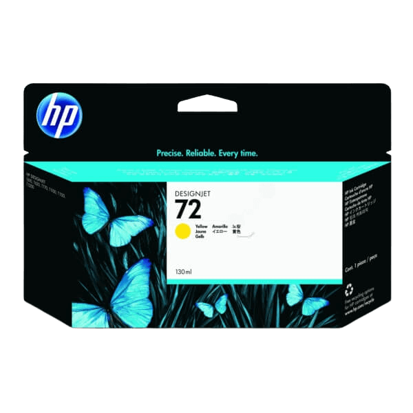 HP Original 72 C9373A XL gul blekkpatron | Innhold: 130 ml.