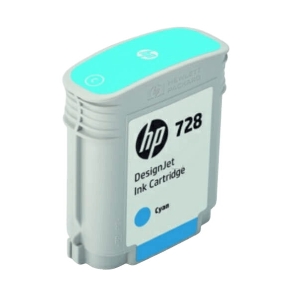 HP Original 728 F9J63A cyan blekkpatron