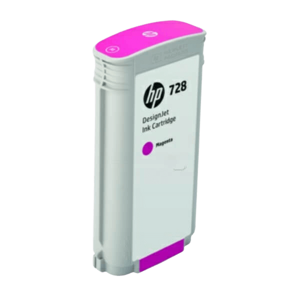 HP Original 728 F9J66A XL magenta blekkpatron | Innhold: 130 ml.