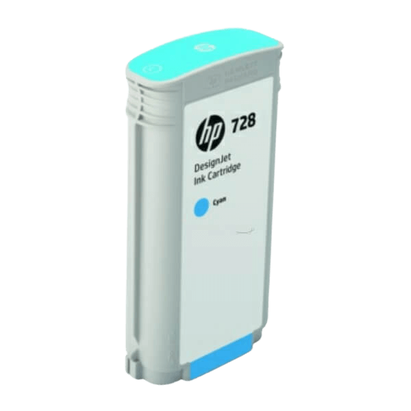 HP Original 728 F9J67A XL cyan blekkpatron | Innhold: 130 ml.